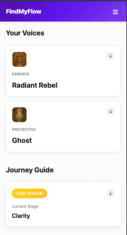 Find My Flow App - Your Voices